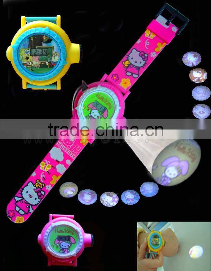 lcd watch with logo projector