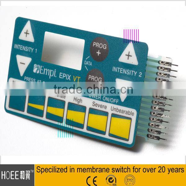 high quality customized 2 pin metal dome membrane tactile switch