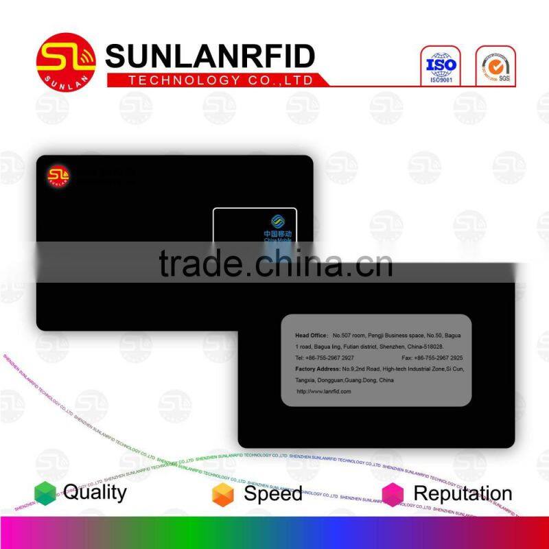 Fashion Foil Stamping Grossy Finishing Irregular Shape Frequency 135KHZ RFID Card