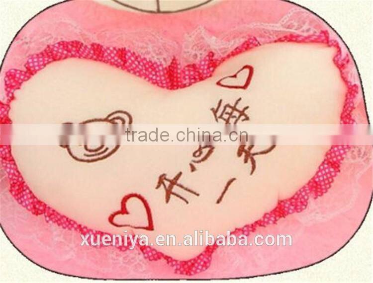 2016 hot sale love plush toy valentine day lovely teddy bear toy