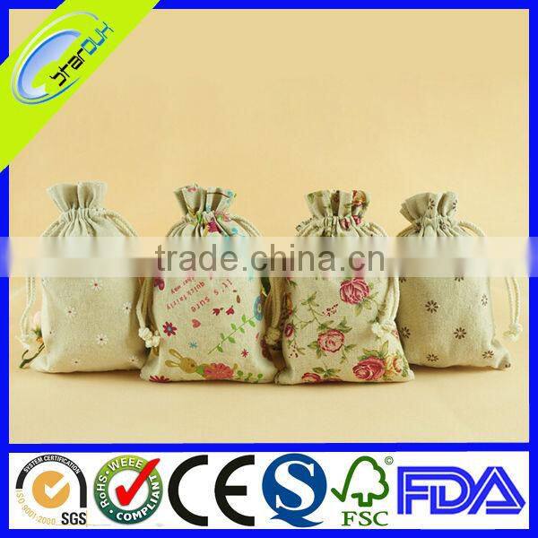 cotton wine drawstring bag manufacturer