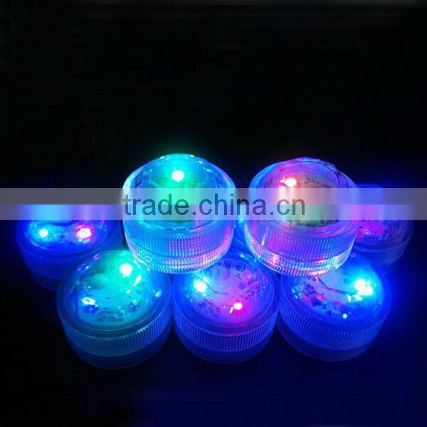 12Pcs Waterproof Submersible LED Tea Light