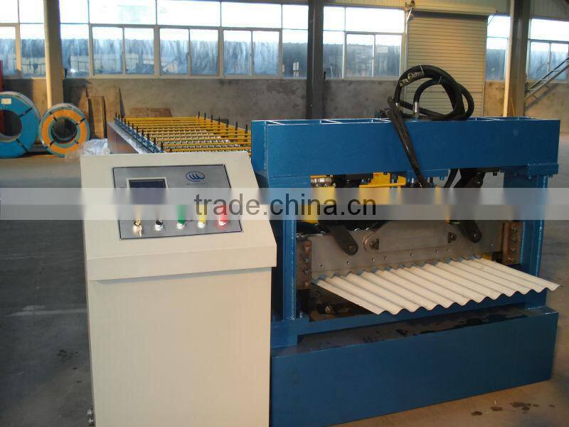 steel roll forming machine for roof tile in steel structure