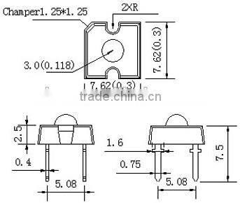 2016 hot sale COG LED filament LEDM COB LED 160lm/w high lumen