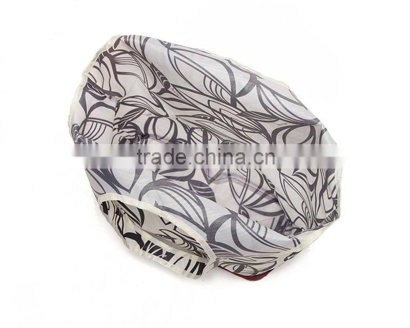 new fashion foldable tote bag printede nylon shopping bag