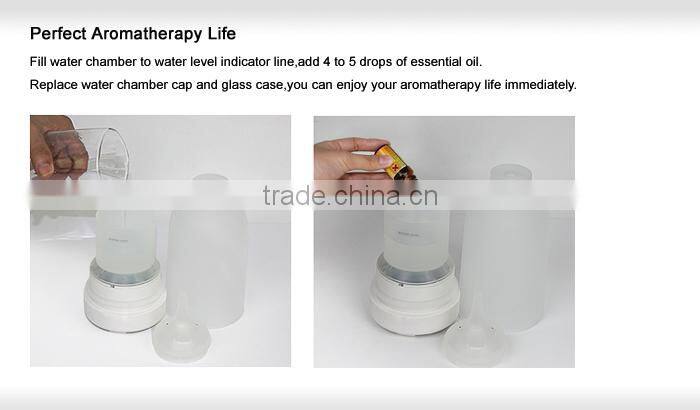 2016 Hot Sales Glass Aroma Diffuser Ultrasonic Air Humidifier Purifier,Ultrasonic Aroma Mist Humidifier With 1 year warranty