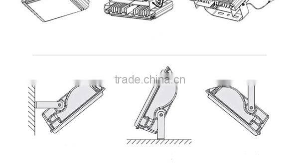 2016low power and super bright outdoor 20w 30w 50w 80w 100w 200w 10w led flood light