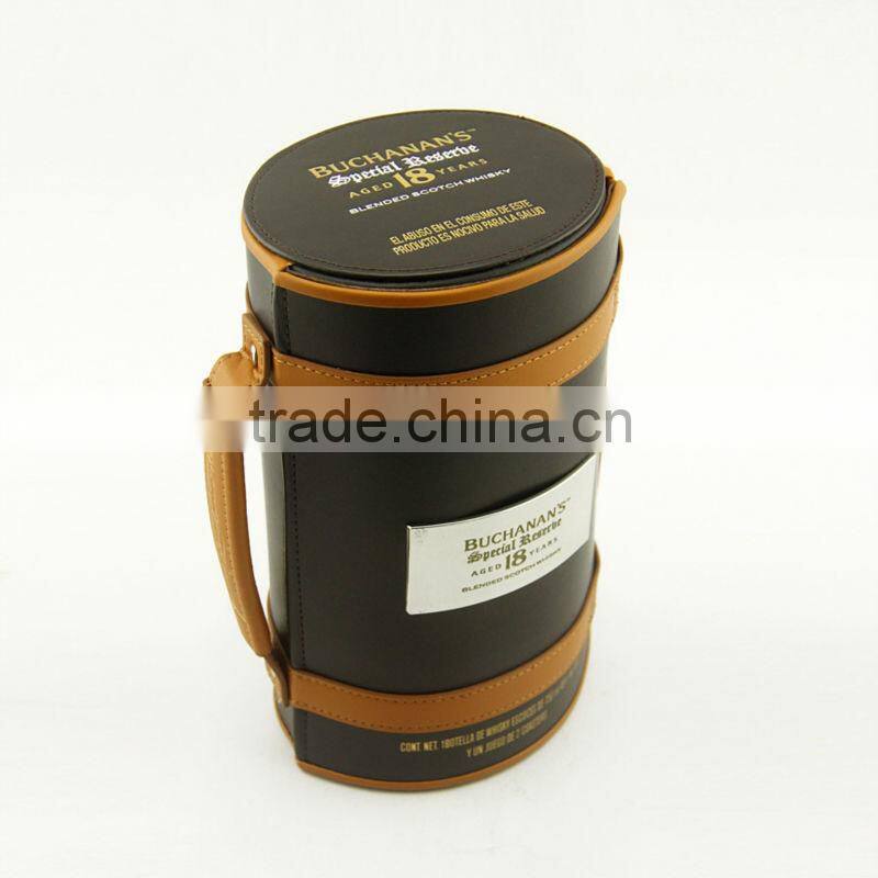 Wholesale Leather Wine Gift Box for One Bottle