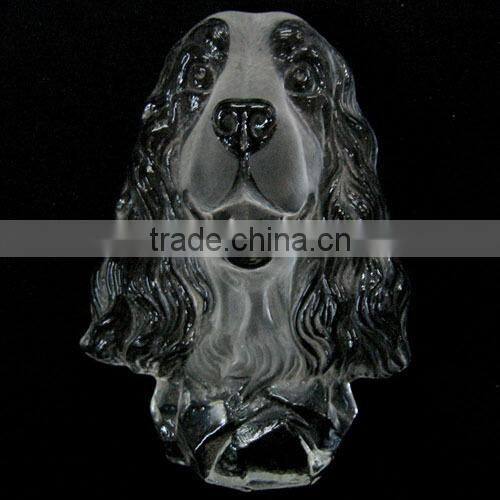 baby logo engrave crystal iceberg for birth gift