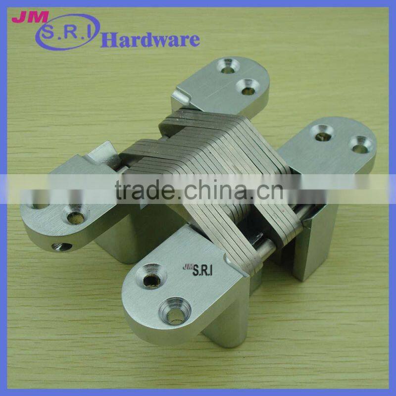 High quality zinc alloy concealed hinge for interior door , heavy duty concealed hinge