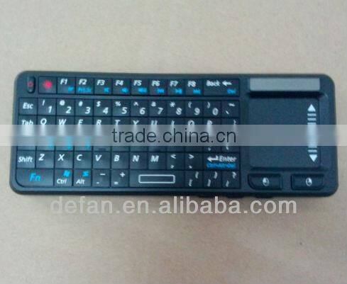 Factory Price 2.4Ghz Mini Wireless Keyboard for Android with IR Remote