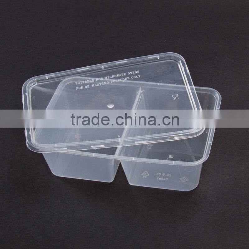 1000ml PP plastic disposable food box