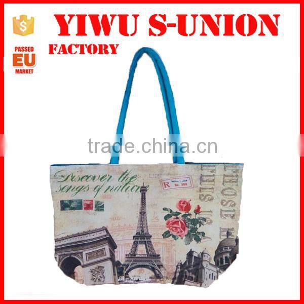 Fashion summer holiday lady handbag beach bag 2015,beach tote bag