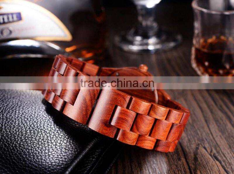 Fashion Wooden Quartz Watches Men Women Two Color Wood Strap watches Environment-friendly Natural Wood Quartz Watch