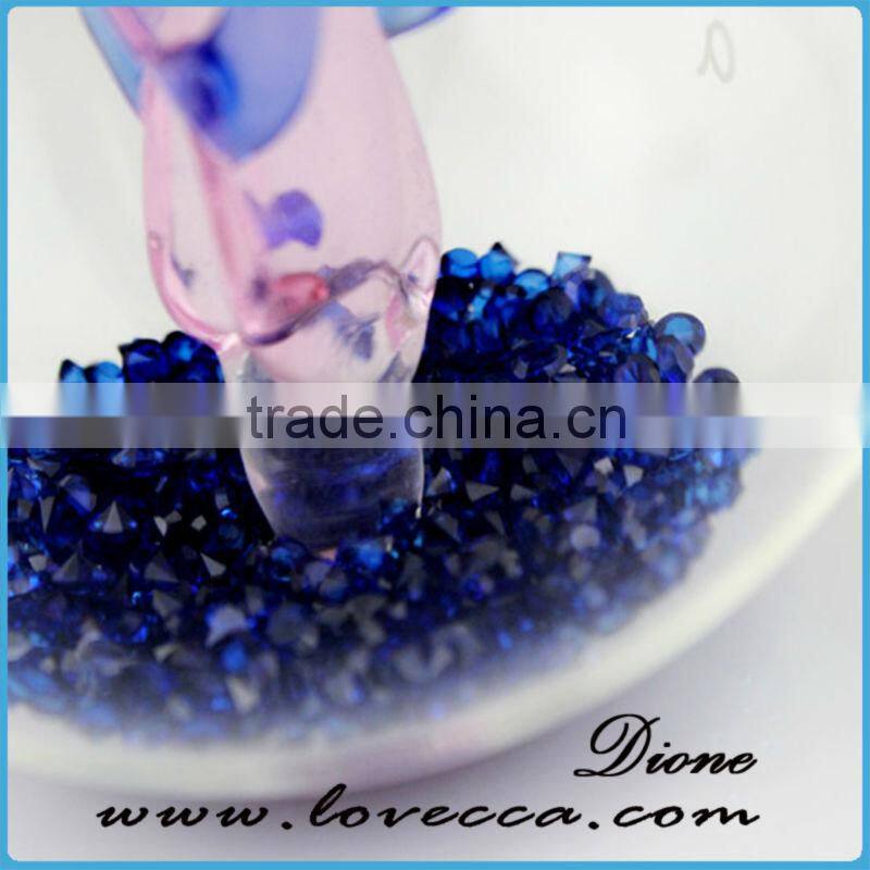 Christmas Ornaments - Medium Clear Glass Ball Ornaments 2.75 Inches - Christmas Tree Ornaments - Resin diamond and shoes inside