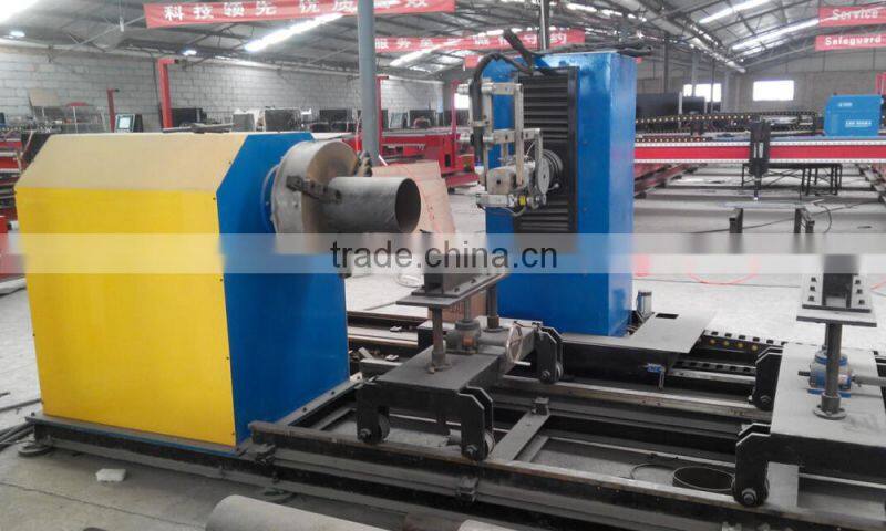 rectangular/slit cutting metal tube cnc plasma cutter machine