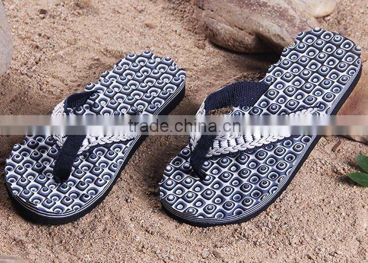 Cheap wholesale new designs flat sandals strap for slipper