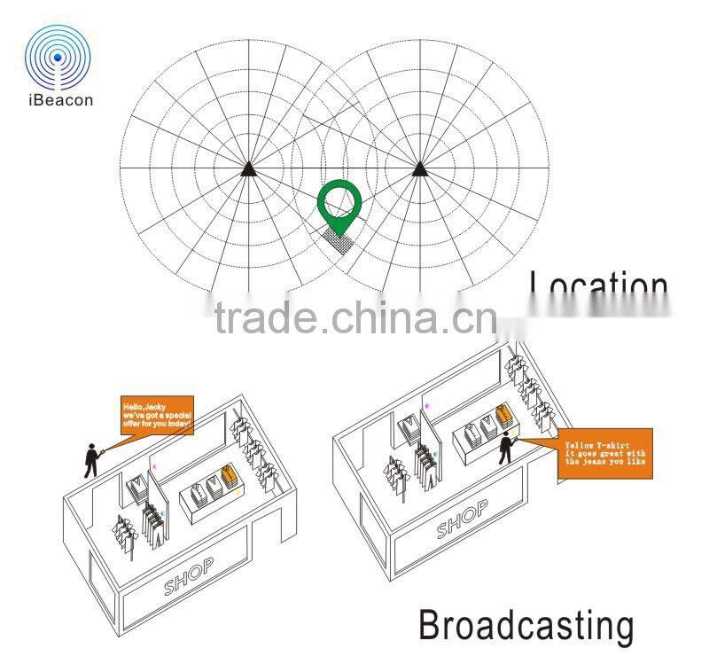 Axaet ibeacon bluetooth beacon oem TI CC2541 ibeacon for IOS and Android