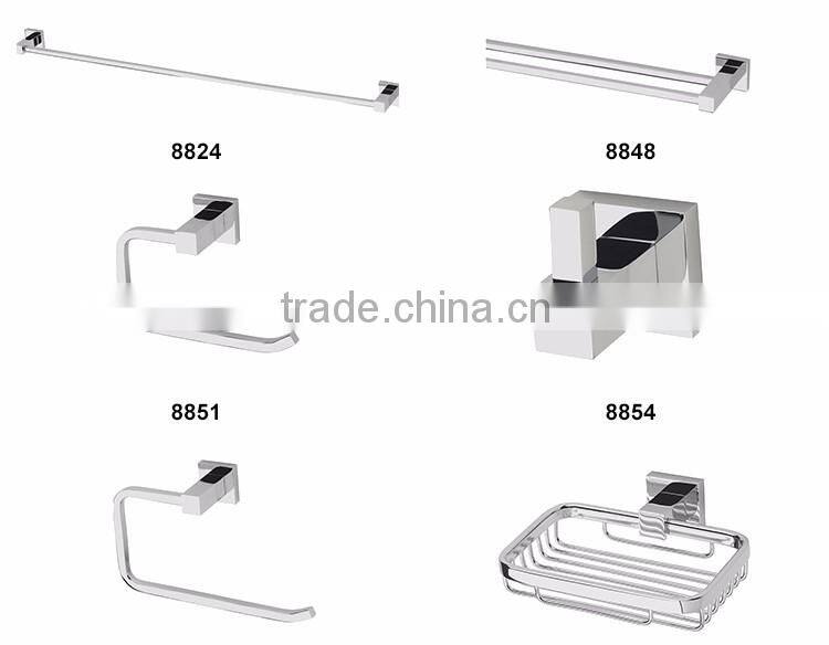 single tier zinc alloy wholesale bathroom glass corner shelf wall shelves