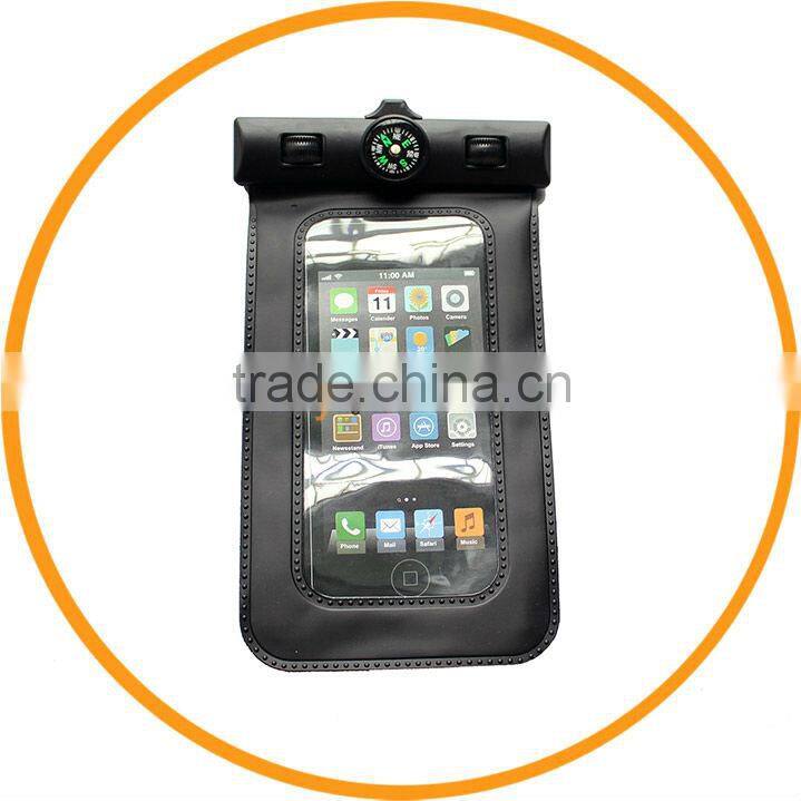 Compass Sport Swiming Phone Waterproof Case for Mobile HTC ONE X Black from Dailyetech CE ROHS IPX6 Certificate