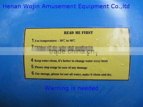 Hot water inflatable big pool