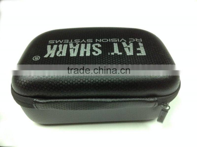 GC----Typical elegant beautiful shinning leather foam eva FPV glasses package case