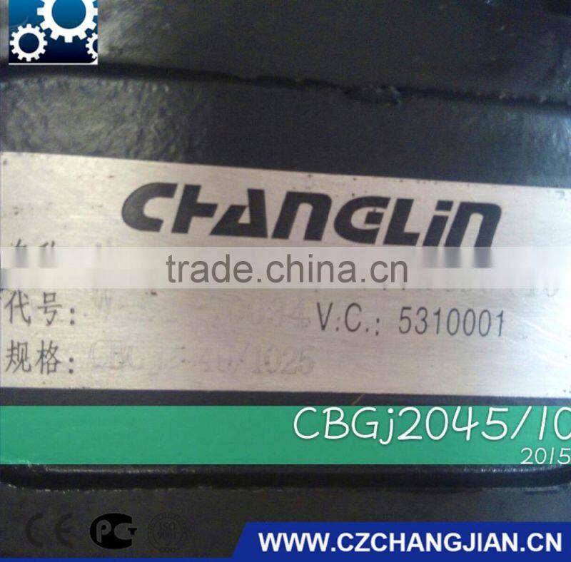CHANGLIN motor grader hydraulic pump CBGj2045/1025,motor grader w-01-00034 pump