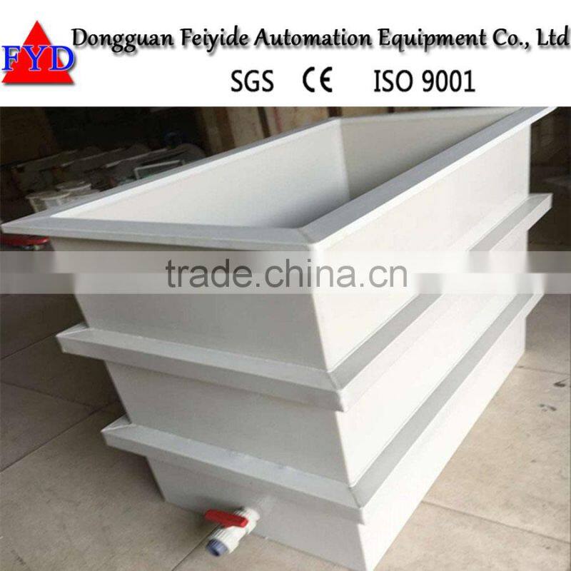 Feiyide Electroplating Machine PP Tank for Gold Zinc Cooper Plating