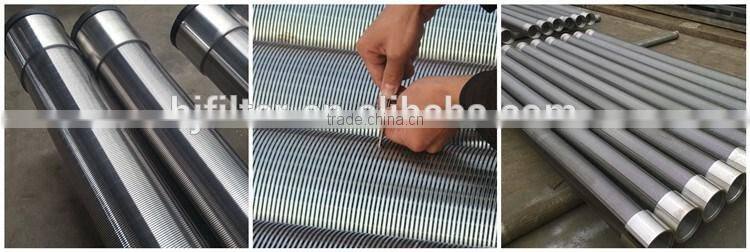 johnson v shaped wire welded stainless steel water well screens
