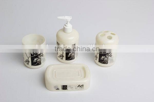 Leaf printed high quality bath gift set