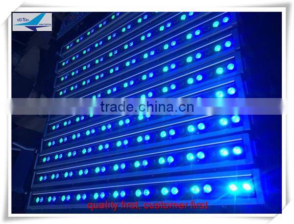 DJ Portable Manual Promotional outdoor 30x3w amber bar aluminum rgb led wall washer