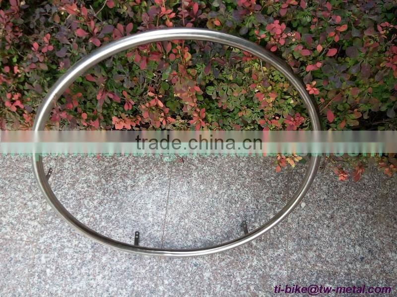 Titanium Wheelchair Rim High Quality Titanium Bike Wheel Rim China Made Titanium Bicycle Wheel Rim for Wheelchair or Bikes