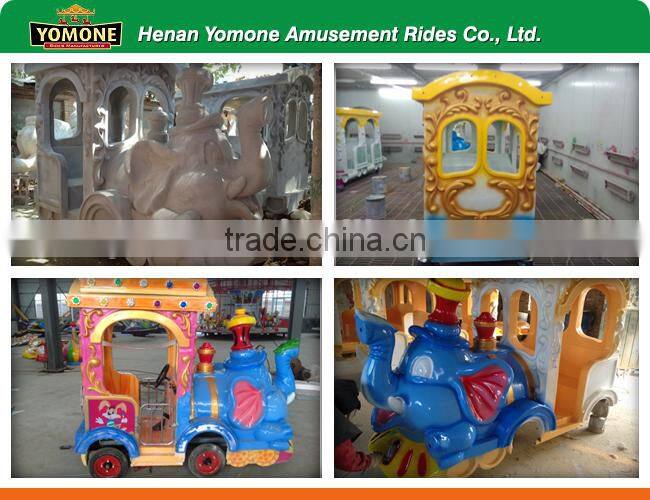Amusement park rides miniature electric amusement kids train for sale