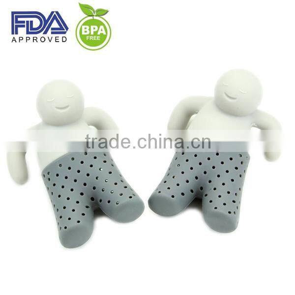 Hot Sale US Amazon BPA free Food grade silicone tea infuser silicone tea strainer