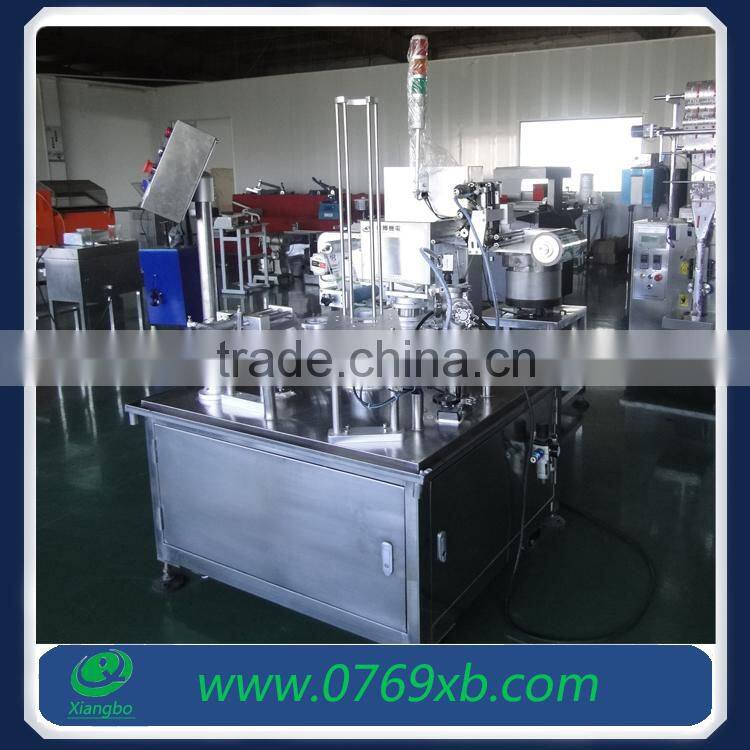 2016 new product yogurt cup rotary filling sealing machine