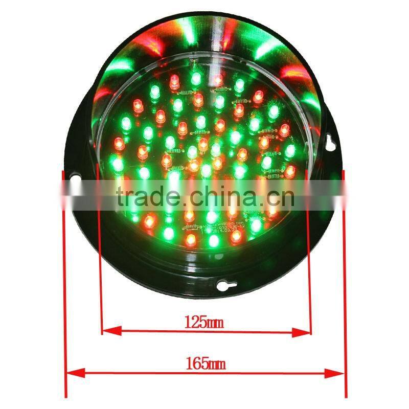 Bi-color red green waterproof 125mm Epistar led traffic signal lamp