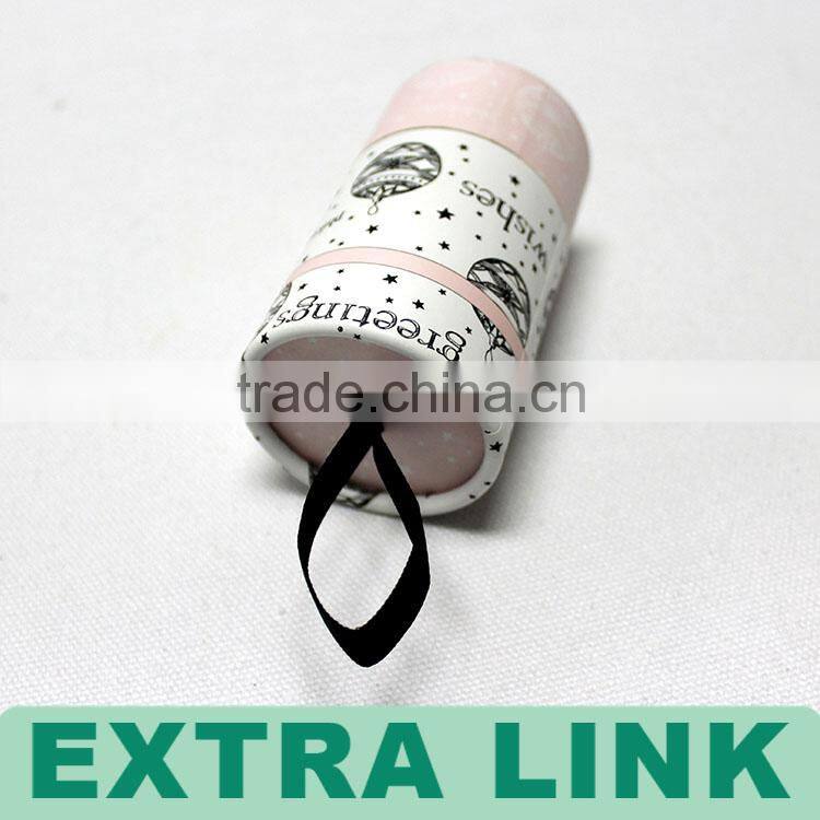 Brown kraft paper easy open Food Grade Peel off lid paper can