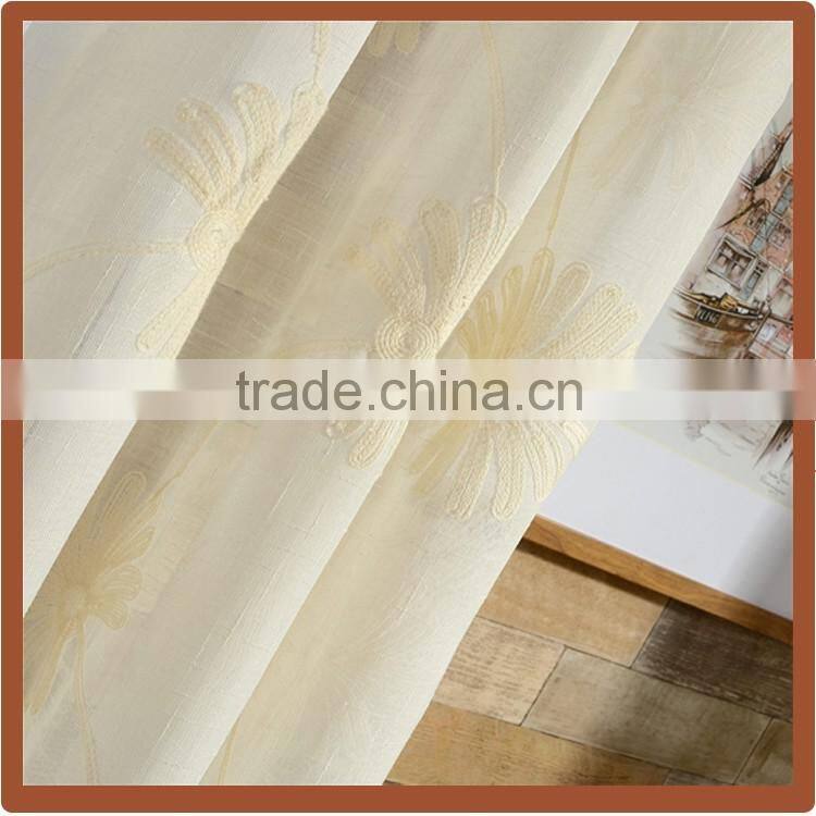 2016 Popular Luxury curtains drapes Embroidery curtain deisgn /Blackout Curtain Fabric