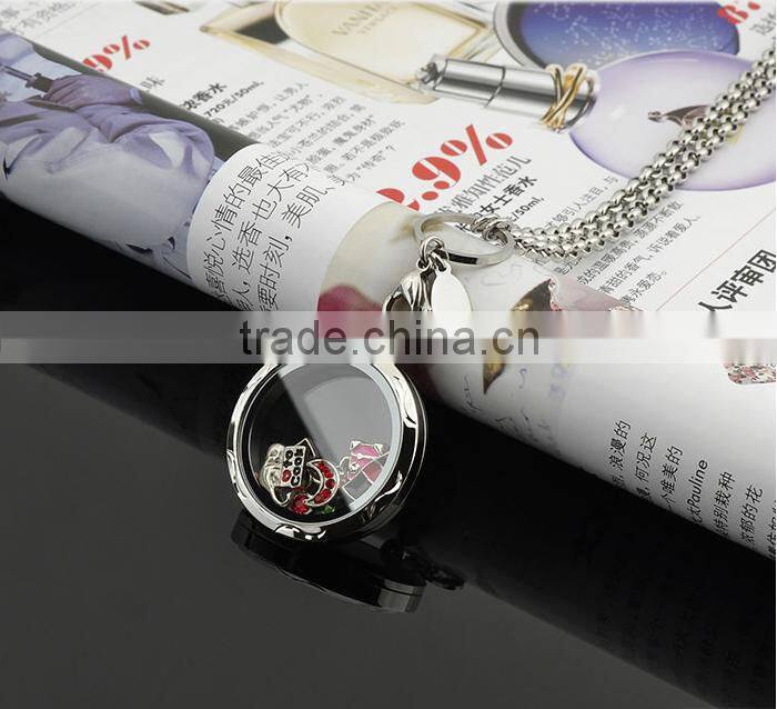 Custom Floating Locket Glass Living Memory Lockets