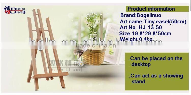 in stock 19.8*29.8*50cm mini art easel stand wholesale