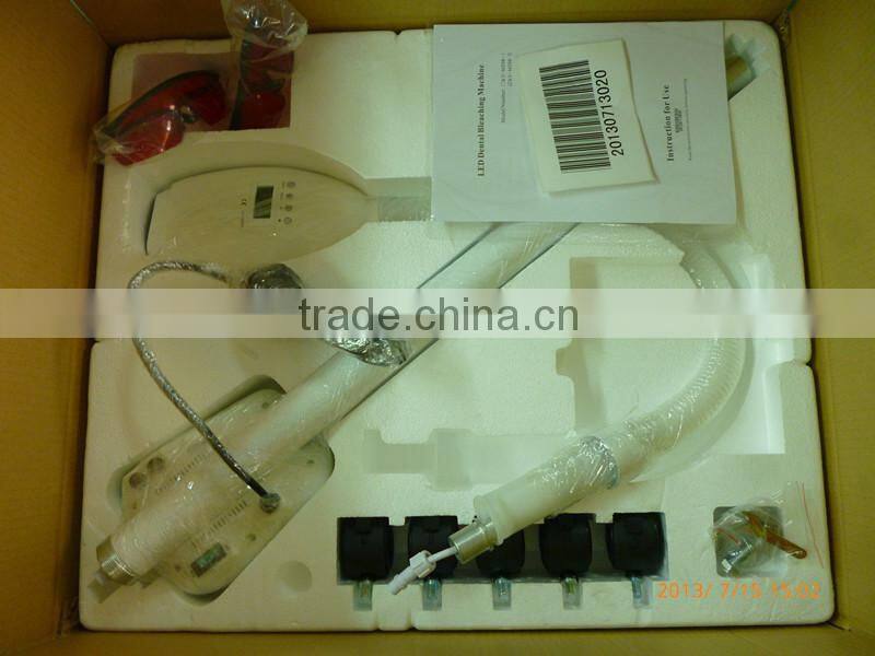 Lowest price 6 pcs blue led light laser teeth whitening For sale