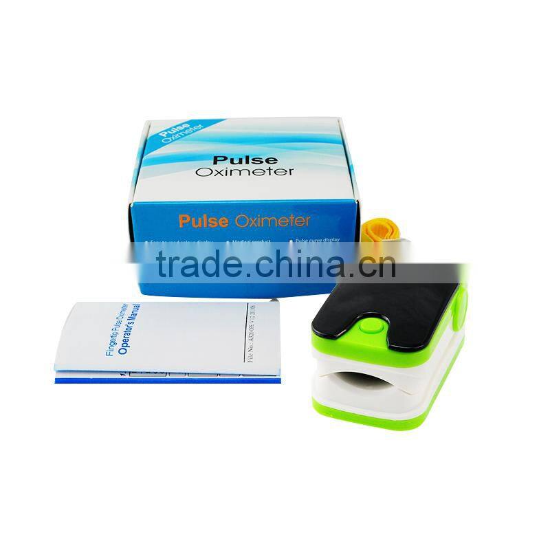 Low price multi Color OLED Fingertip Pulse Oximeter With Audio Alarm Pulse Sound - Spo2 Monitor