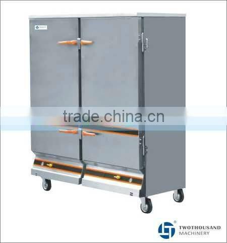 Electric Restaurant Steamer - 2 Door, 24 Trays, 24 KW, TT-K254