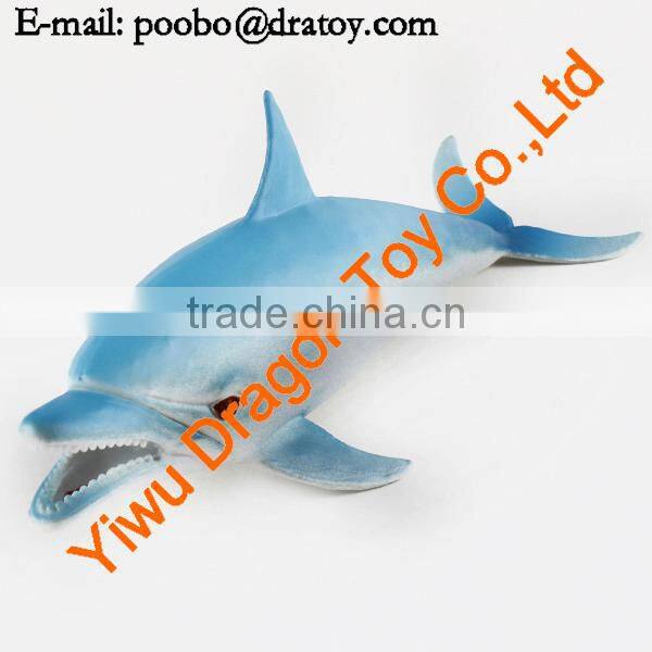 Aquarium blue dolphin toy