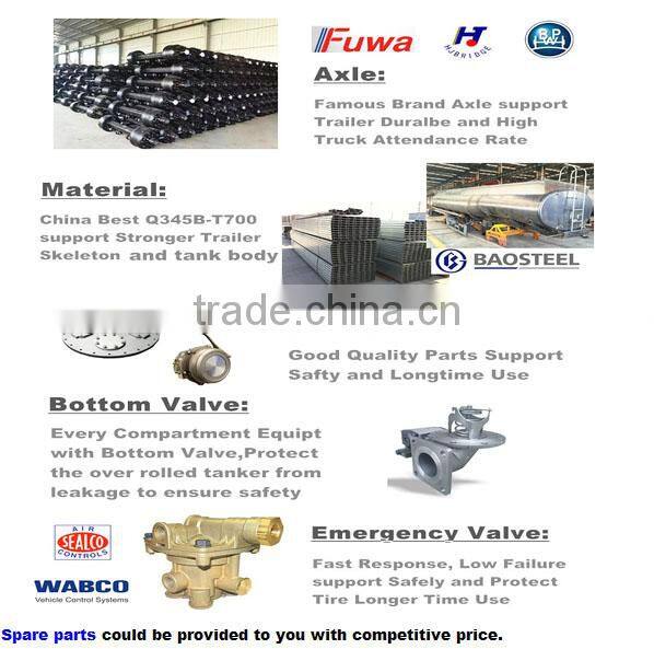 oil fuel transporting used oil tankers made in China factory for sale