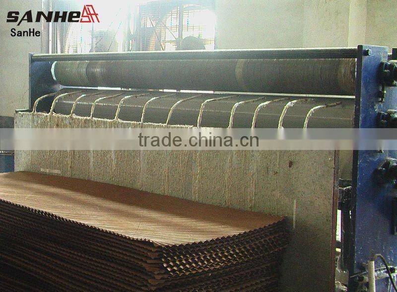 Evaporative cooling pad white glue