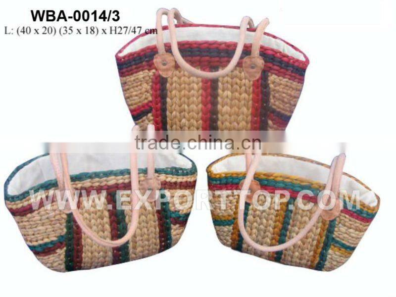 Best selling water hyacinth bags for ladies in (july@etopvietnam.com)