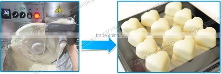 Small automatic chocolate processing machine