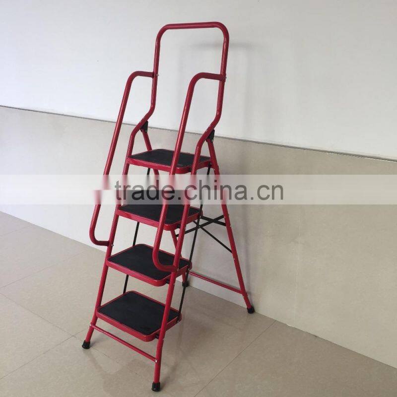 2 Step stool Folding ladder Safety Handrail Rail