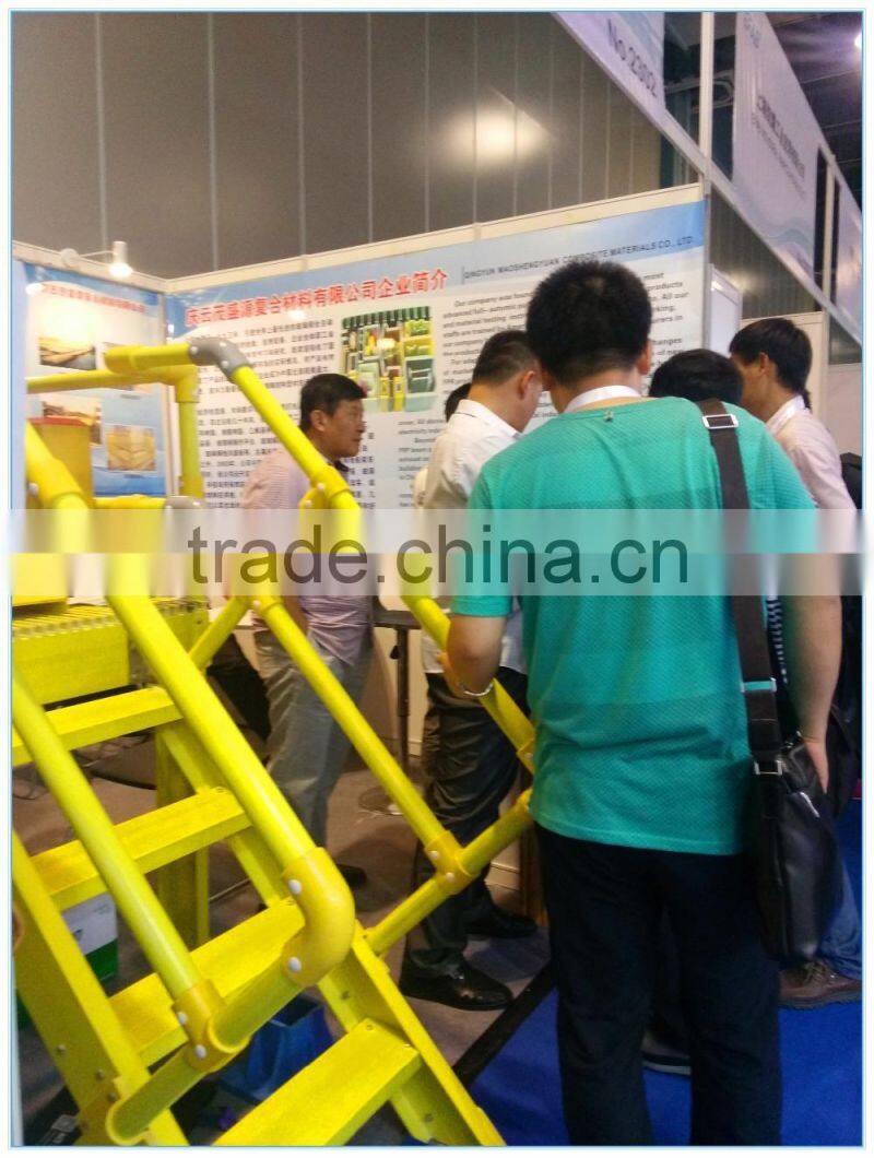 Fiberglass frp Industrial platform ladders